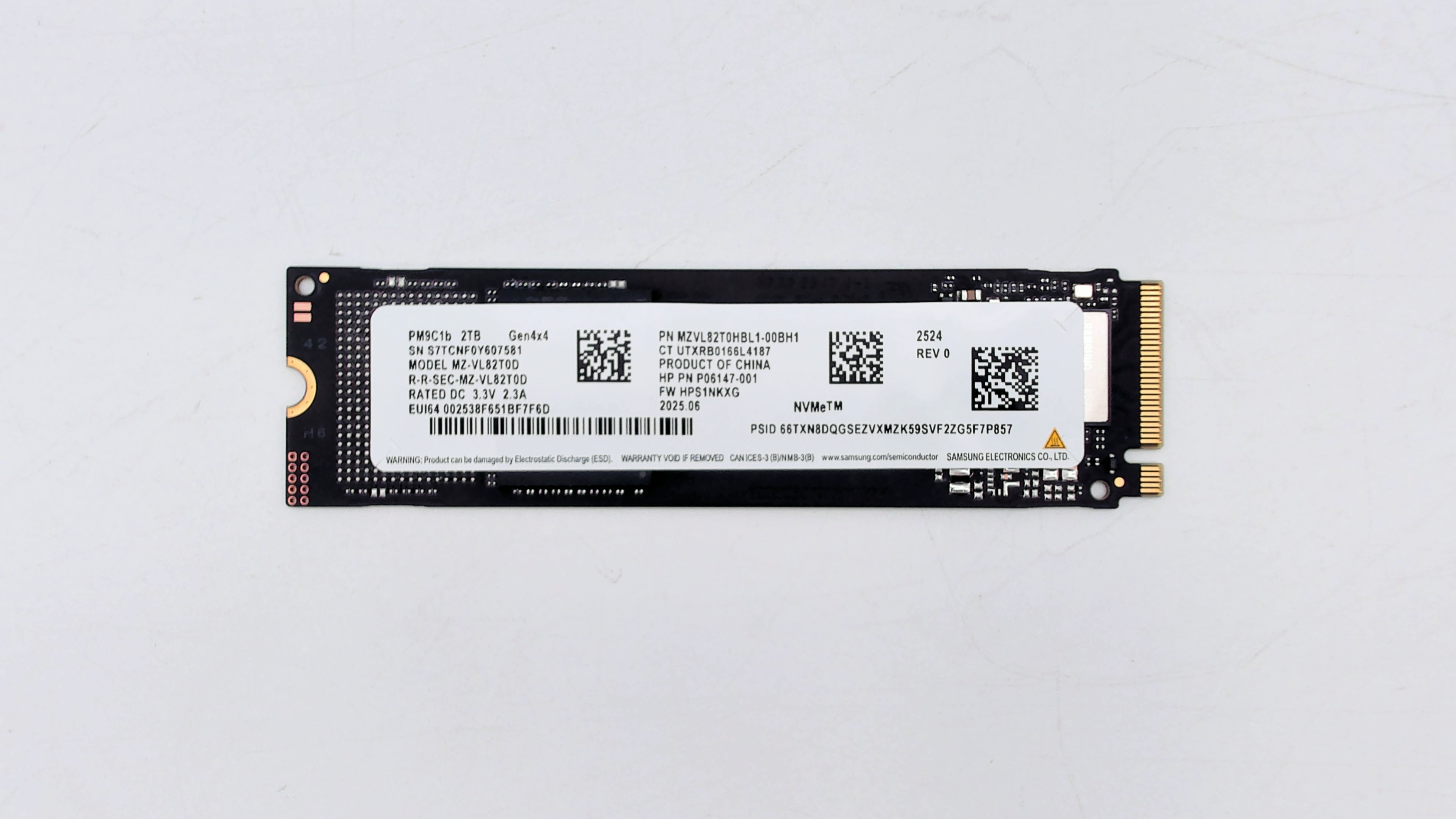 Samsung PM9C1b 2TB 2280 NVMe PCIe Gen4x4 SSD MZ-VL82T0D | eBay